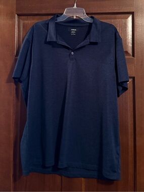 Alfani Men's Dark Navy Short-Sleeve Polo